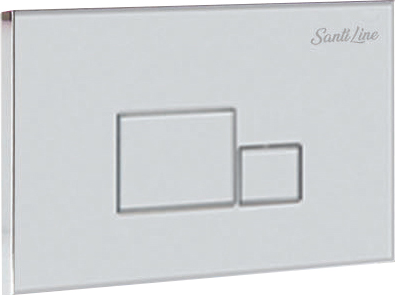 Комплект SantiLine SL-5004 + SL-01 безободковый унитаз, с микролифтом+ система инсталляции с кнопкой смыва