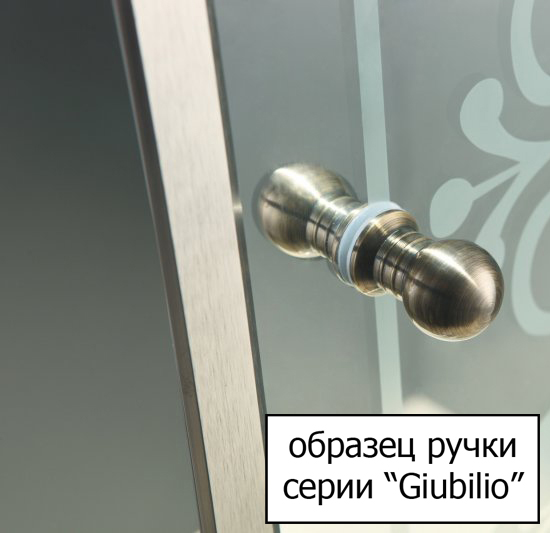 Душевая дверь Cezares Giubileo 120x195 (GIUBILEO-BF-1-120-CP-Cr) универсальная