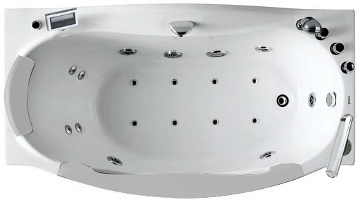 Ванна акриловая GEMY 170x90 (G9072 O R) R
