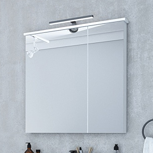 Зеркало-шкаф Акватон Брук 80 белый (1A200602BC010)