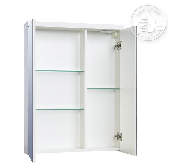 Зеркало-шкаф Акватон Брук 60 белый (1A200502BC010)