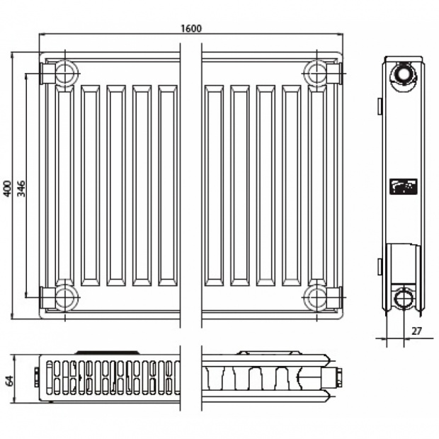 Радиатор стальной Kermi FKO (219053)