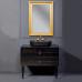 Комплект мебели Armadi Art Vallessi Avangarde Piazza 100 черная, с накладной раковиной - фото №1