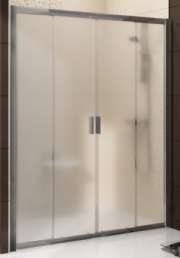 Душевая дверь RAVAK Blix 190x140 универсальная (0YVM0100ZH) BLDP4-140 Graphite белый