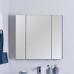 Зеркало-шкаф Aquanet Алвита 90 серый антрацит - фото №1