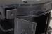 Тумба с раковиной Bellezza Аврора 115 черная патина серебро - фото №2