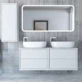 Комплект мебели Cezares Bellagio 140 со столешницей bianco opaco