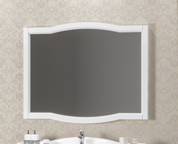 Зеркало OPADIRIS ЛАУРА 100 (Z0000012819) белый матовый