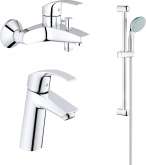 Душевой комплект Grohe Eurosmart 124458 для ванны с душем