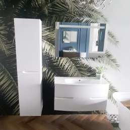 Комплект мебели Jacob Delafon Nona 100 глянцевый белый