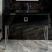 Тумба с раковиной Armadi Art Lucido 100 глянцевая черная, раковина 852-100-B, ножки хром - фото №1