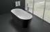 Акриловая ванна BelBagno BB71-1700-NERO-W0 170x80 белый глянец/чёрная матовая - фото №2