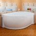 Акриловая ванна Radomir Vannesa Massage Мелани 140х95, с гидромассажем, каркасом и экраном, классик, R - фото №2