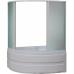 Душевая шторка на ванну BAS Сагра, стекло Грейп, 4 ств (423703) - фото №3