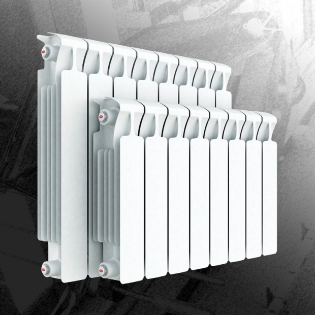 Радиатор биметаллический Rifar Monolit 6 секций (57см)