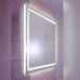 Зеркало Бриклаер Эстель-2 100 с подсветкой, с часами, сенсор на корпусе - фото №2