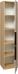 Шкаф-пенал Runo Мальта подвесной, дуб, серый R - фото №5