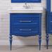 Комплект мебели ValenHouse Эстетика 80, синяя, подвесная, ручки хром - фото №3