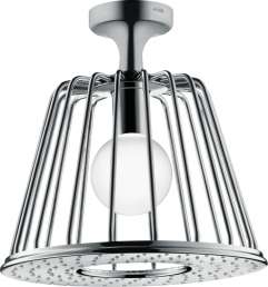 Верхний душ Axor LampShower Nendo 26032000 с подсветкой