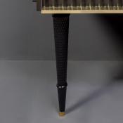 Ножки для мебели Armadi Art Vallessi Avangarde Denti 25,5 см, черные, 2 шт