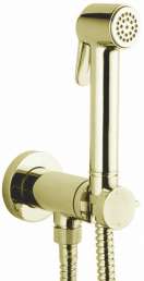Гигиенический душ Bossini Paloma Brass Mixer Set E37005B.021 со смесителем, золото
