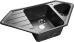 Мойка кухонная GRANFEST CORNER (C-950E черный) - фото №1