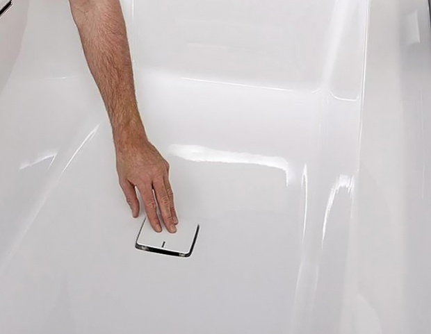 Акриловая ванна Riho Still Smart L 170x110 с подголовником