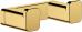 Крючок Hansgrohe AddStoris 41755990 двойной, полированное золото - фото №1
