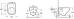 Унитаз подвесной JACOB DELAFON STRUKTURA (EDF102-00) безободковый - фото №2