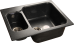 Мойка кухонная GRANFEST STANDART (S-615K черный) - фото №1