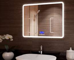 Зеркало "Demure LED" 800х600 с многофункциональной панелью