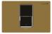Клавиша смыва для унитаза CREAVIT ELECTRONIC (FP8001.04) золото - фото №1