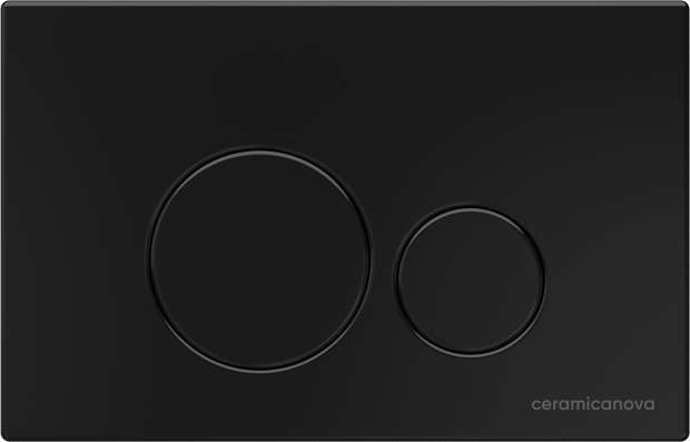Инсталляция для унитазов Ceramica Nova Envision Round CN1001B кнопка черная матовая