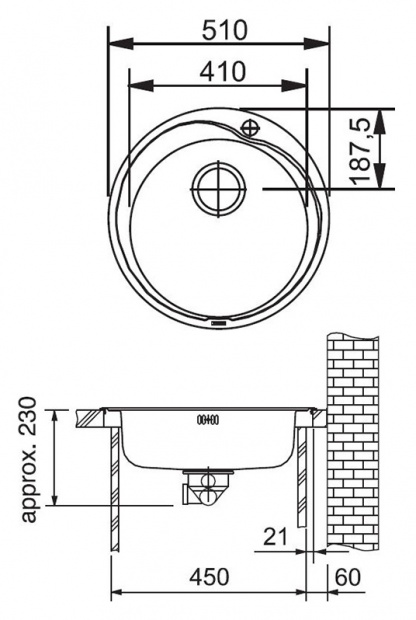 Мойка кухонная Franke Pamira RON 610-41 (101.0000.561) сталь