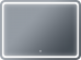 Зеркало Бриклаер Эстель-1 100 с подсветкой, сенсор на зеркале - фото №1