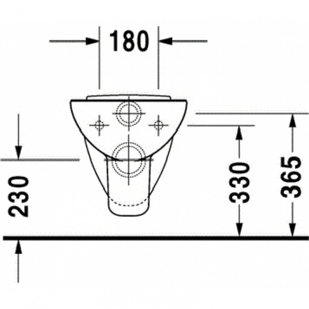 Унитаз подвесной DURAVIT D-CODE (22090900642)