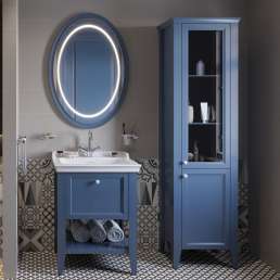 Комплект мебели VitrA Valarte 65 стальной синий