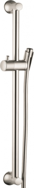Душевая штанга Hansgrohe Unica 27617820 65 см, шлифованный никель