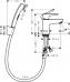 Смеситель для раковины с гигиеническим душем HANSGROHE TALIS E (71729000) - фото №2