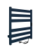 Полотенцесушитель электрический INDIGO OKTAVA SLIM 5 60x50 (LСLOKS5E60-50MFRt) синий - фото №2