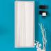 Зеркало-шкаф Бриклаер Бали 40 светлая лиственница, белый глянец - фото №1