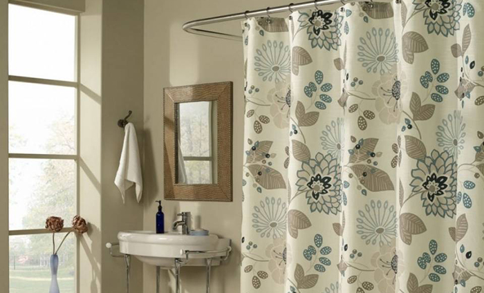 Шторы в ванную комнату тканевые – текстильные водоотталкивающие