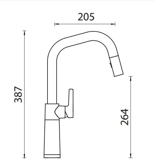 Смеситель для кухонной мойки SCHOCK SC-530-D (710484)