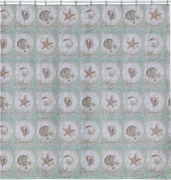 Душевая шторка Creative Bath Sea Treasures (S1232MULT) 183x183