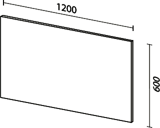 Комплект мебели Sanvit Кубэ-3 120 белый глянец
