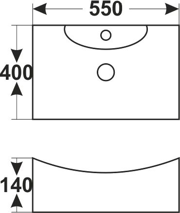 Раковина Melana MLN-7819