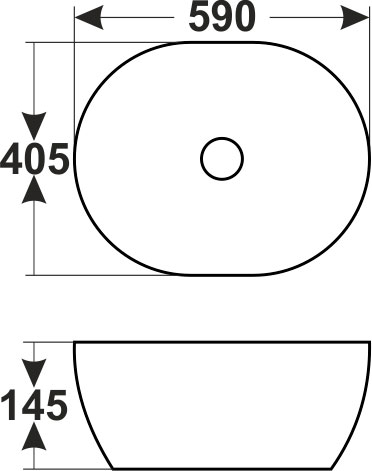 Раковина подвесная MELANA (800-5006) угловая
