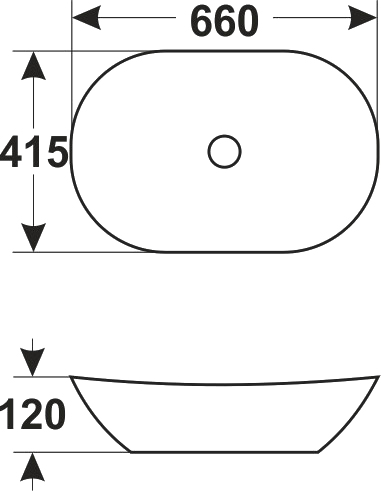 Раковина Melana 805-78124