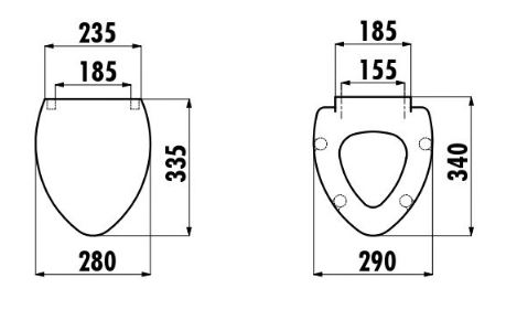 Чаша унитаза CREAVIT COCUK (CK300-11CB00E-FF00)