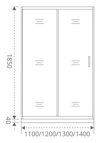 Душевая дверь GOOD DOOR JAZZE 110x185 (JAZZE WTW-110-B-BR)
